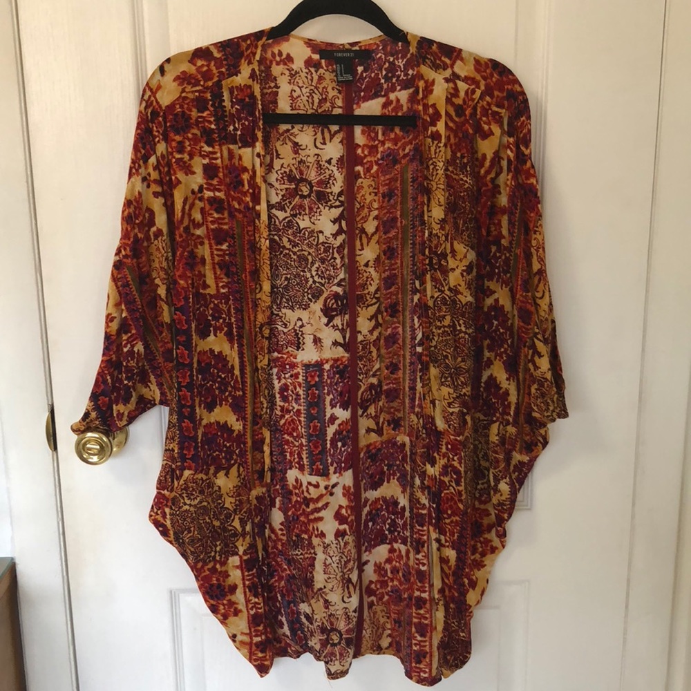 Printed Cardigan